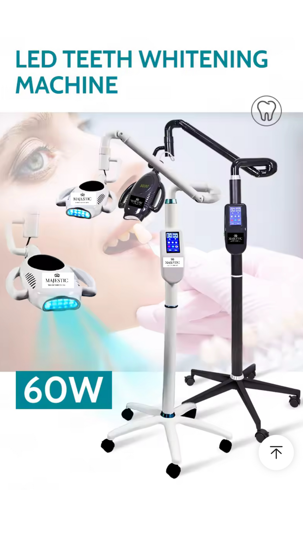 In Salon Teeth Whitening Machine 60W – Majestic Teeth Whitening