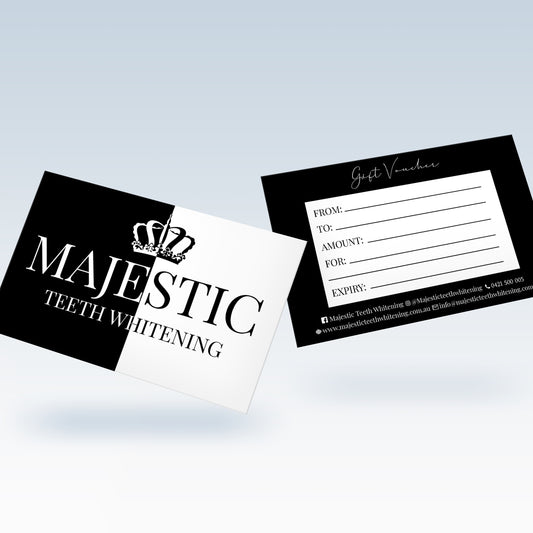 Majestic Teeth Whitening gift card